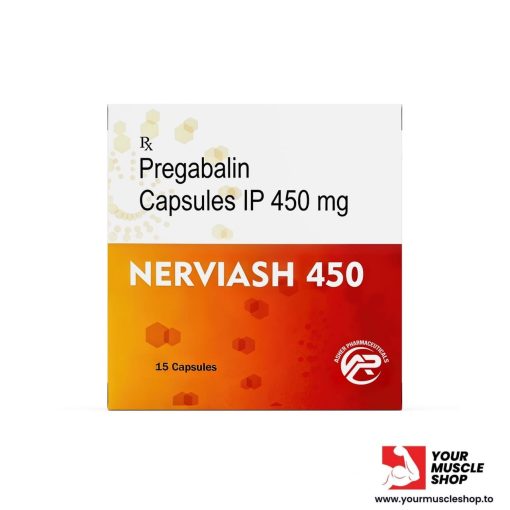 PREGABALIN CAPSULES IP (NERVIASH 450)  450 MG [ 1X15 CAPSULES STRIP ] - ASHER PHARMACEUTICALS - Image 2