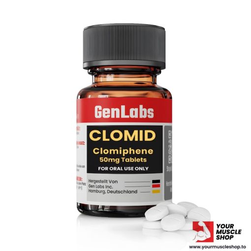 CLOMID (CLOMIPHENE CITRATE) 50 MG / PER TAB – 100 TABLETS - GENLABS